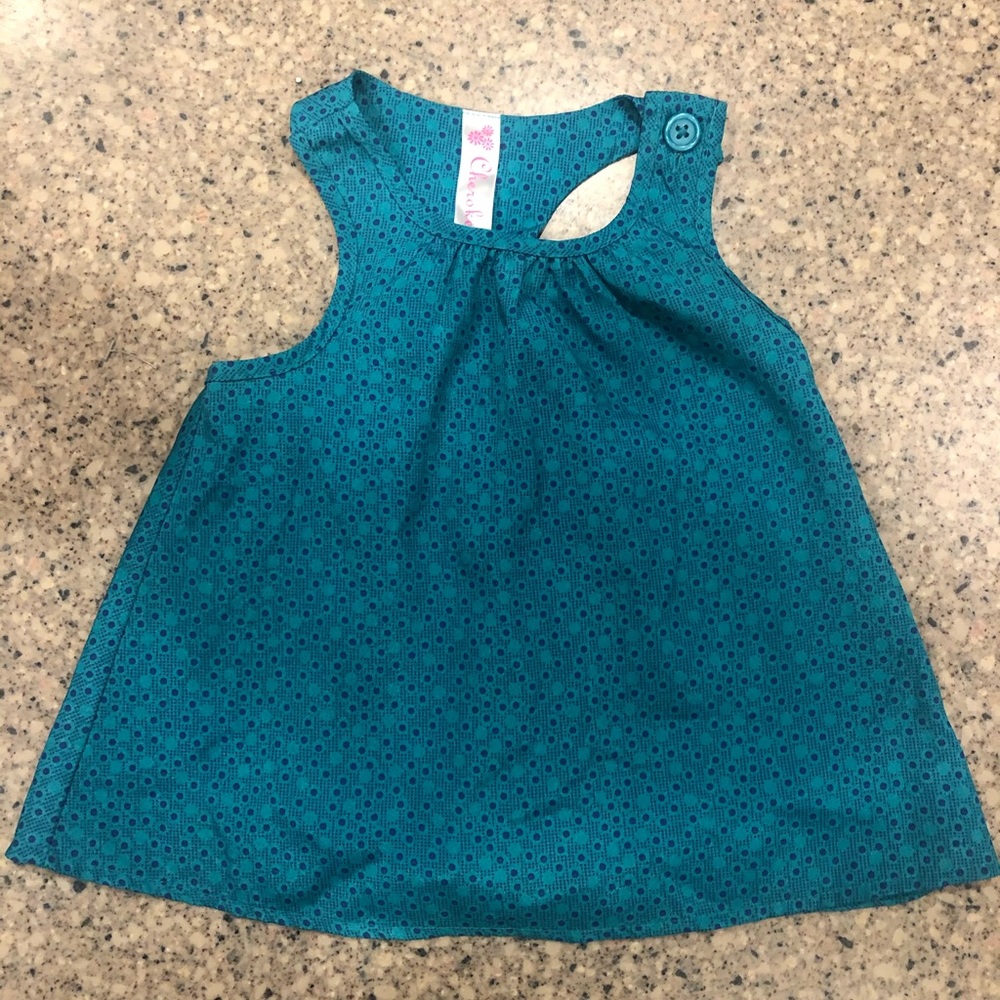 Girls tank . Cherokee blue tank.